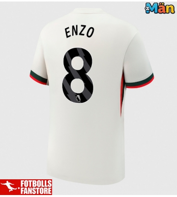 Chelsea Enzo Fernandez #8 Bortatröja 2025-26 Kortärmad